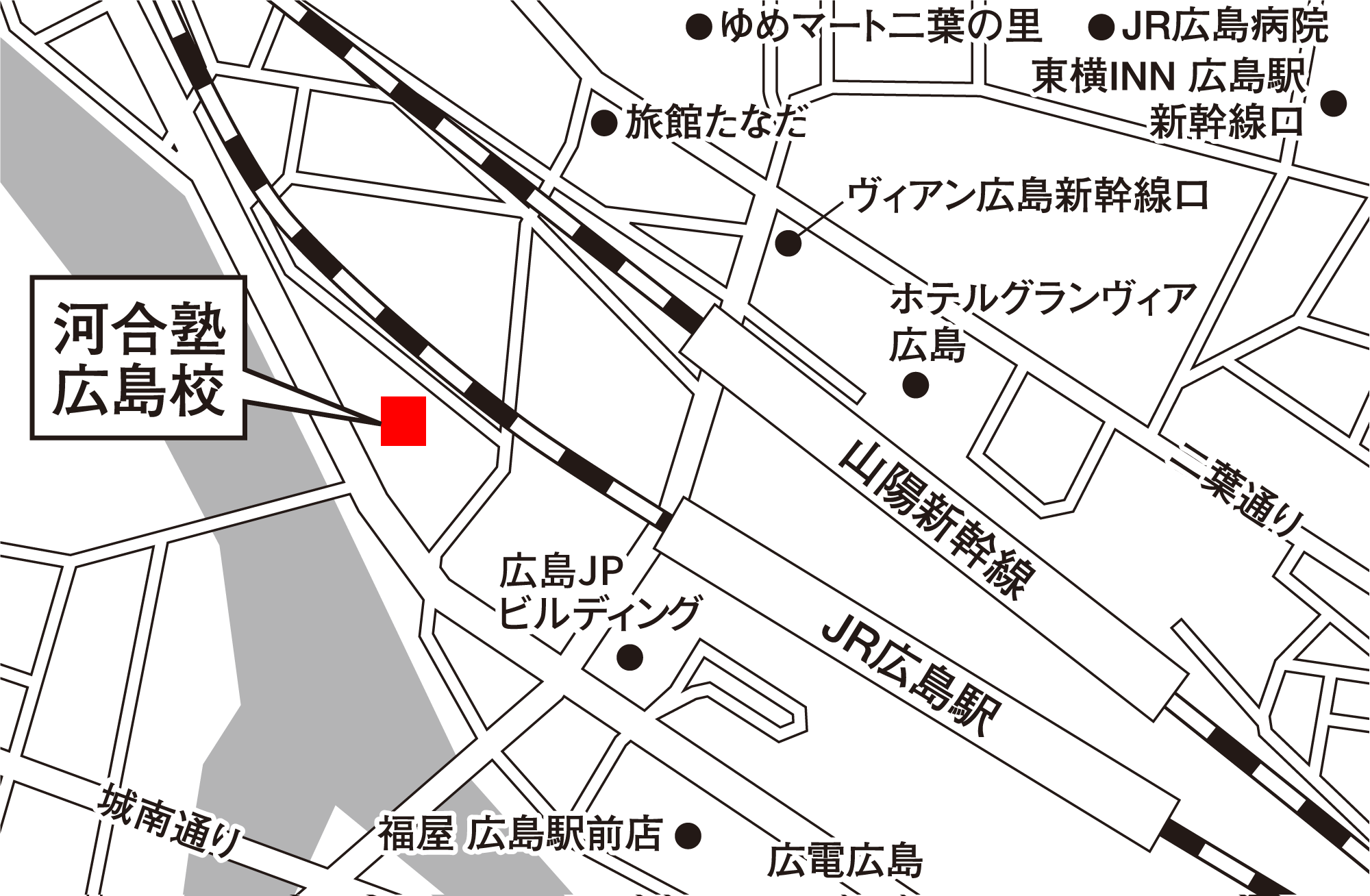 河合塾広島校 地図