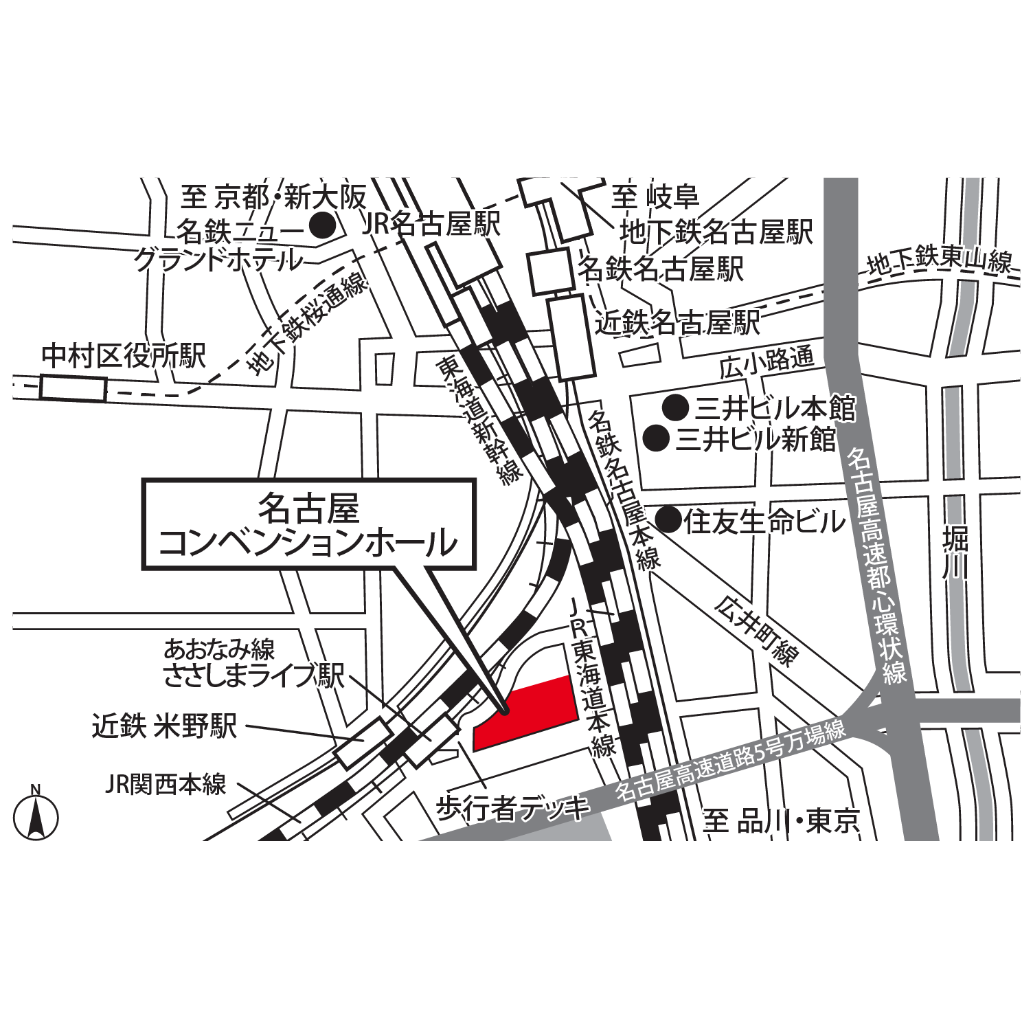 名古屋コンベンションホール 地図