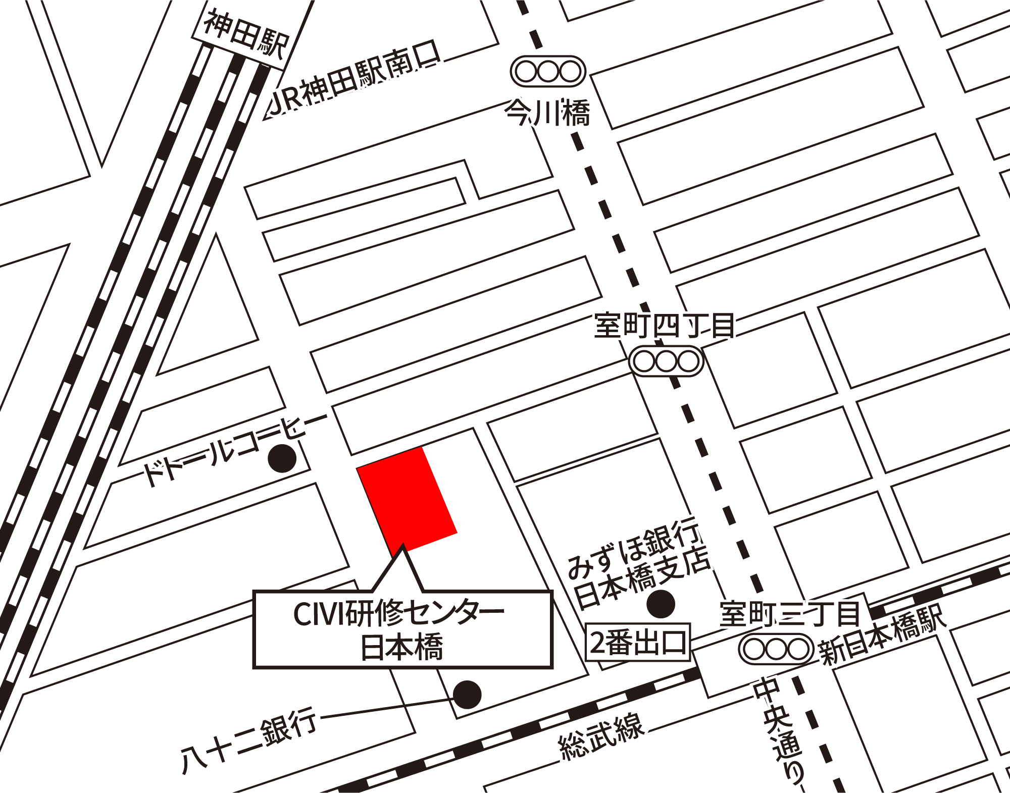 CIVI研修センター日本橋 地図